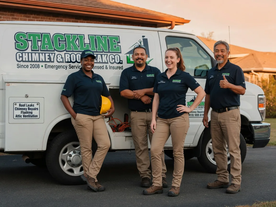 Chimney flashing repair company in Thompsonville, MI